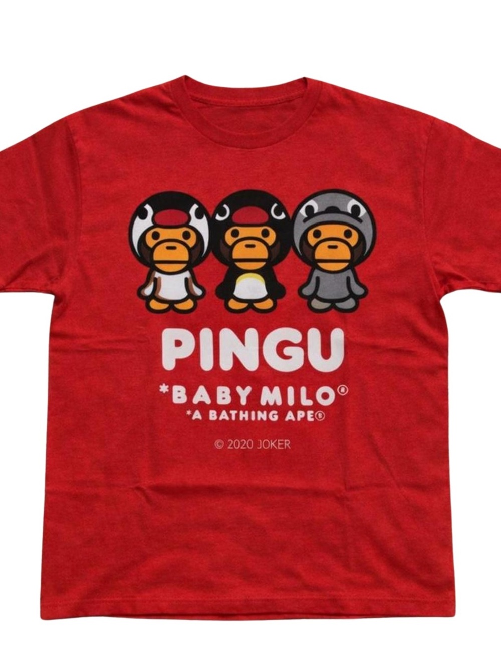 A Bathing Ape Baby Milo Pingu Graphic Tee, Gift For Her, For Him